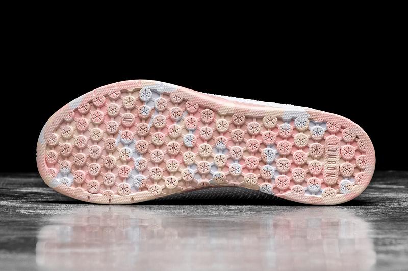 Men's Nobull Wild Rose Trainers White | SG Y2435X